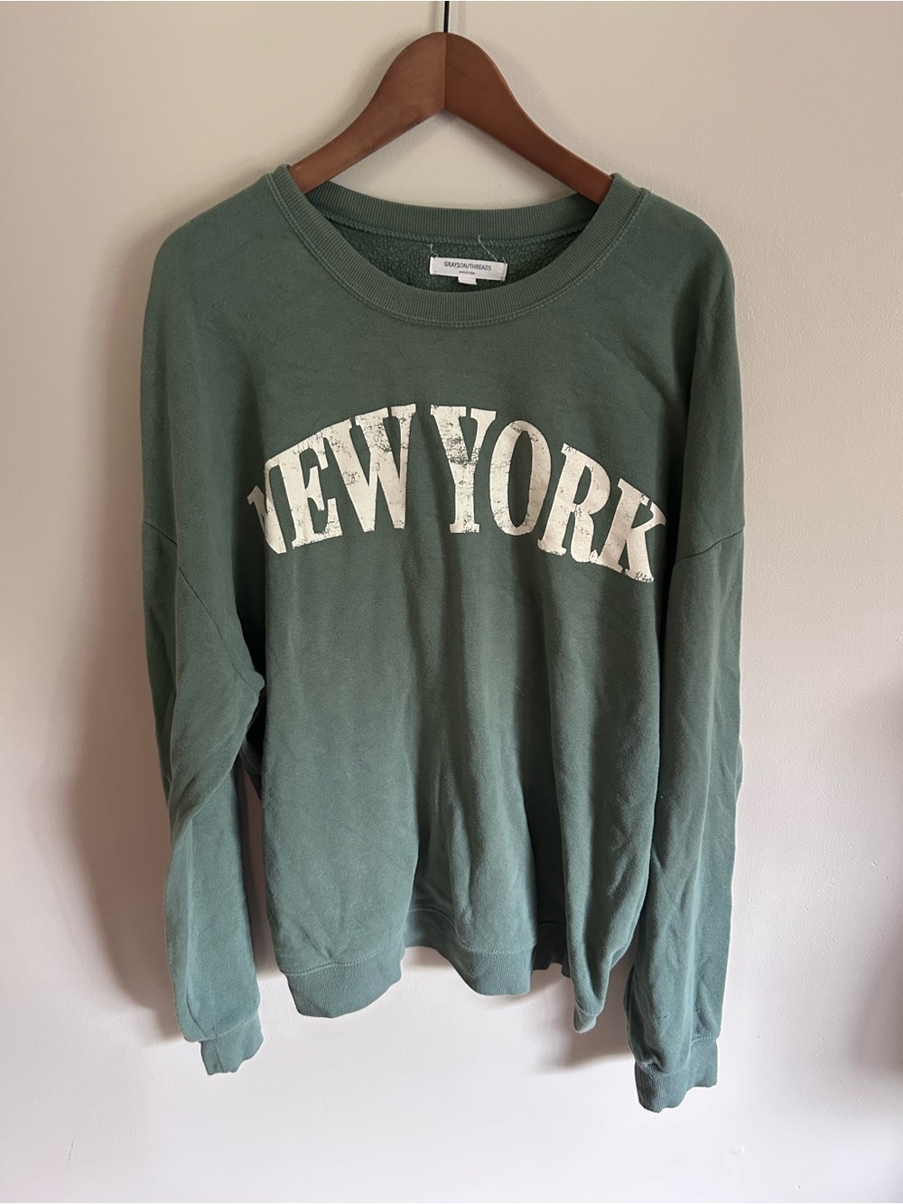 Grayson Threads | green New York sweatshirt